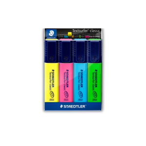 Optional Stationery - Highlighters Wallet of 4